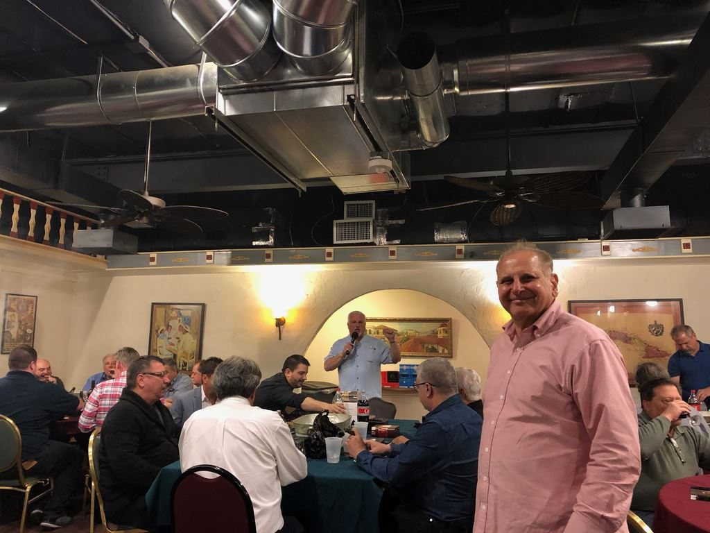 Members dining in La Cubana Room